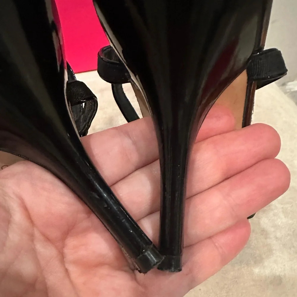 kate spade black canvas